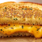 Garlic Bread Grilled Cheese